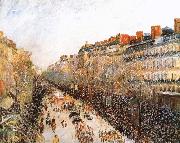 Camille Pissarro Boulevard Montmartre oil on canvas